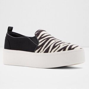Aldo Women's Alarka Slip On Sneakers Black White
Zebra Print Platform
